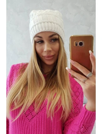 Fleecová čiapka Marta K231 biela Fleecová čiapka Marta K231 biela