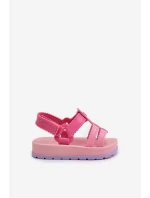 Dziecięce Pachnące Sandałki Na Rzep ZAXY LL385027 Różowe