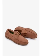 Pánske kožené mokasíny Big Star - Camel Pánske kožené mokasíny Big Star - Camel