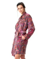 Dámsky župan LGD 782 B23 Grey-pink-red - Kľúč