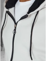 Pánska základná mikina na zips svetlo šedá FashionStreet BX5866