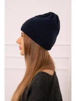 Dámska čiapka Berry K344 navy blue