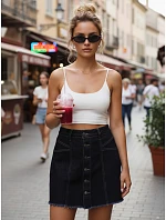 Dámska modrá sukňa-šortky FashionStreet SY0528