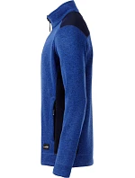 Daiber JN 862 Pánska pracovná bunda z pleteného fleecu – Strong 02.0862 royal melange/navy Daiber JN 862 Pánska pracovná bunda z pleteného fleecu – Strong 02.0862 royal melange/navy