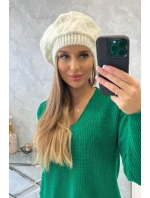 Dámska čiapka Sofia K369 ecru