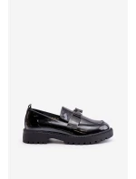 Dámske lakované mokasíny Vinceza 62187 Black Dámske lakované mokasíny Vinceza 62187 Black
