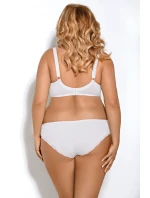 Dámske nohavičky Adele K326 Biele nízke nohavice - Gorsenia Dámske nohavičky Adele K326 Biele nízke nohavice - Gorsenia