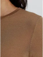 Dámsky top 000QS6997E HMS béžový - Calvin Klein