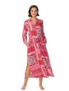 Dámska nočná košeľa YI30015 681 ružová - DKNY