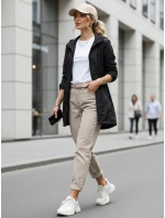 Dámska bunda parka s kapucňou čierna FashionStreet TY5569