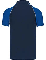 Kariban K 226 Baseballové polo tričko z piqué 20.K226 tmavomodrá/svetlosivá/kráľovská modrá Kariban K 226 Baseballové polo tričko z piqué 20.K226 tmavomodrá/svetlosivá/kráľovská modrá