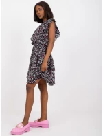 Šaty CHA SK 3003 1.37 čierna a ružová