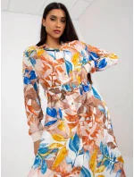 Dámske šaty EM SK 003U 1.07 Brown-beige mix - FPrice