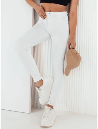 Dámske džínsové nohavice MOLANO white FashionStreet UY1977 Dámske džínsové nohavice MOLANO white FashionStreet UY1977