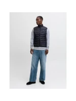 Jack&Jones pánska vesta bez rukávov JJEBRADLEY LIGHT BODYWARMER COLLAR NOO 12280973 BLACK Jack&Jones pánska vesta bez rukávov JJEBRADLEY LIGHT BODYWARMER COLLAR NOO 12280973 BLACK