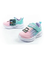 Skechers Color Breeze LED Detská športová obuv pre dievčatá Tyrkysová Skechers Color Breeze LED Detská športová obuv pre dievčatá Tyrkysová