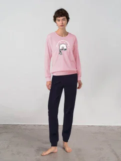 Vamp - Dámske bavlnené pyžamo s manžetami 19960 - Vamp