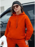 KSENIIA PREMIUM dámska tepláková súprava v oranžovej farbe FashionStreet AY1095