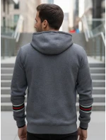 Pánska sivá mikina FashionStreet BX5946 Pánska sivá mikina FashionStreet BX5946