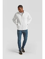 Mikina Fruit of the Loom Premium Sweat Jacket 16.2228, melírovaná sivá Mikina Fruit of the Loom Premium Sweat Jacket 16.2228, melírovaná sivá