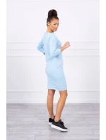 Klasické modré šaty