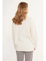 Sveter Golf SWEB400 s puzdrovými rukávmi biely - Monnari