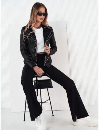 AGER dámska kožená bunda ramones black FashionStreet TY4161 AGER dámska kožená bunda ramones black FashionStreet TY4161