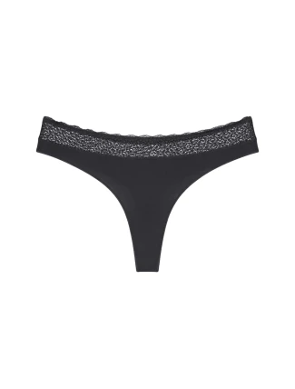 Dámske tangá Feel of Modal String - BLACK - black 0004 - TRIUMPH