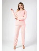 Dámske froté pyžamo Regina 677 long/r 2XL-3XL Dámske froté pyžamo Regina 677 long/r 2XL-3XL