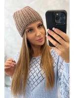Dámska čiapka Rebeka K345 mocca