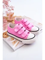 Dziecięce Trampki Na Rzepy Różowe Bernie