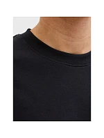 Jack&Jones pánske tričko JJEBARRON TEE SS O-NECK NOOS 12298906 BLACK Jack&Jones pánske tričko JJEBARRON TEE SS O-NECK NOOS 12298906 BLACK