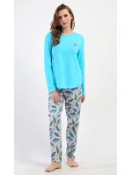 Dámske dlhé pyžamo Leaves