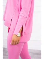 Súprava s oversize blúzkou svetlo ružová Súprava s oversize blúzkou svetlo ružová