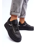 Damskie Buty Sportowe Sneakersy Big Star MM274232 Czarne