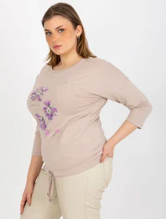 Dámska blúzka RV BZ 8457.47P béžová - FPrice