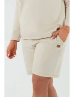 Talianska móda Madri krep farba: béžová