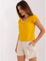 Blúzka LK BZ 505783 2.01P tmavo žltá
