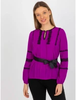 Dámska blúzka LK BZ 506122.35x fialová - FPrice