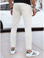 FashionStreet ecru pánske jogger nohavice UX4264 FashionStreet ecru pánske jogger nohavice UX4264