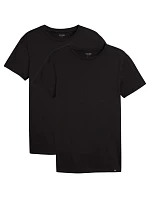 Pánske tričko Puma Everyday Crew Neck Tee, 2 ks, čierne, 947245 01 Pánske tričko Puma Everyday Crew Neck Tee, 2 ks, čierne, 947245 01