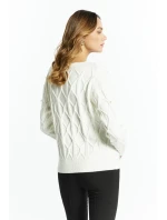 Dámsky sveter SWE2640-000 ecru - Monnari