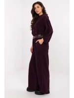 Šnúrové nohavice model 220285 Taliansko Moda Šnúrové nohavice model 220285 Taliansko Moda