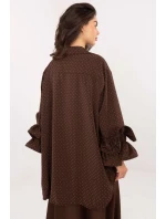 Košeľa s dlhým rukávom model 222149 Taliansko Moda