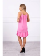Šaty s tenkým pásikom ružové Šaty s tenkým pásikom ružové