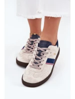 Zamszowe Niskie Sneakersy Damskie Big Star SS274679 HI-POLY SYSTEM Szare
