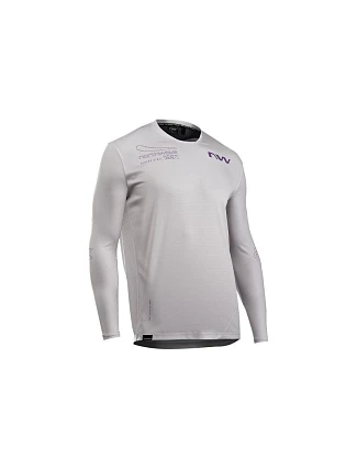 Cyklistické tričko NORTHWAVE Edge 2 Jersey LS, sivé Cyklistické tričko NORTHWAVE Edge 2 Jersey LS, sivé