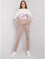 Súprava RV KMPL 7356.82 béžová a biela