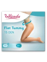 Dámske pančuchové nohavice FLAT TUMMY 15 DEN - BELLINDA - čierne