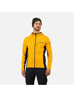 Pánska mikina ROSSIGNOL BLACKSIDE MIX FZH FLEECE, žltá